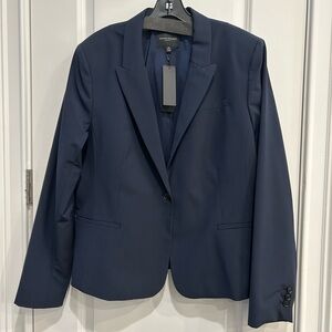 Banana Republic Navy Classic Fit Blazer